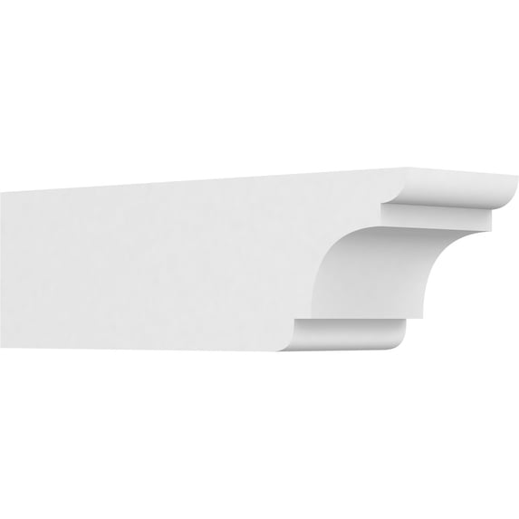 Ekena Millwork 6"W X 6"H X 20"L Standard New Brighton Architectural Grade PVC Rafter Tail