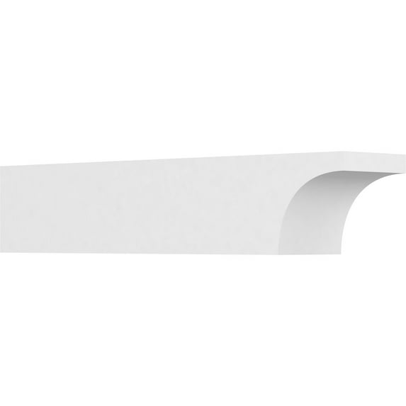 Ekena Millwork 6"W X 6"H X 30"L Standard Huntington Architectural Grade PVC Rafter Tail
