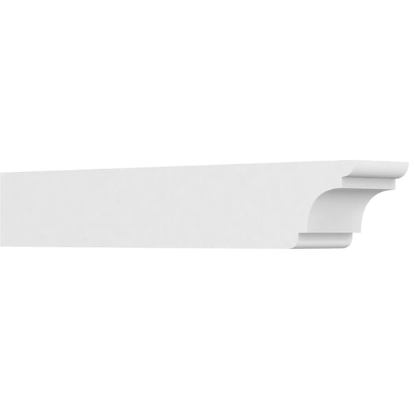 Ekena Millwork 6"W X 6"H X 36"L Standard New Brighton Architectural Grade PVC Rafter Tail
