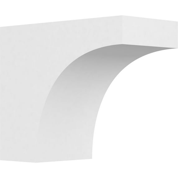 Ekena Millwork 6"W x 10"H X 12"L Standard Huntington Architectural Grade PVC Rafter Tail