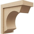 thumbnail image 1 of 6"W x 12"D x 12"H Classic Emerson Rough Cedar Woodgrain TimberThane Corbel, Primed Tan, 1 of 6