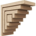thumbnail image 1 of 6"W x 12"D x 12"H Classic Landon Rough Cedar Woodgrain TimberThane Corbel, Primed Tan, 1 of 6