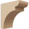 thumbnail image 1 of 6"W x 12"D x 12"H Classic Yorktown Rough Cedar Woodgrain TimberThane Corbel, Primed Tan, 1 of 6