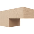 thumbnail image 1 of 6"W x 12"D x 6"H Wide Chapel Hill Rough Cedar Woodgrain TimberThane Corbel, Primed Tan, 1 of 6