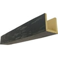 thumbnail image 1 of Ekena Millwork 6"W x 12"H x 10'L 3-Sided (U-beam) Pecky Cypress Endurathane Faux Wood Ceiling Beam, Aged Ash, 1 of 23