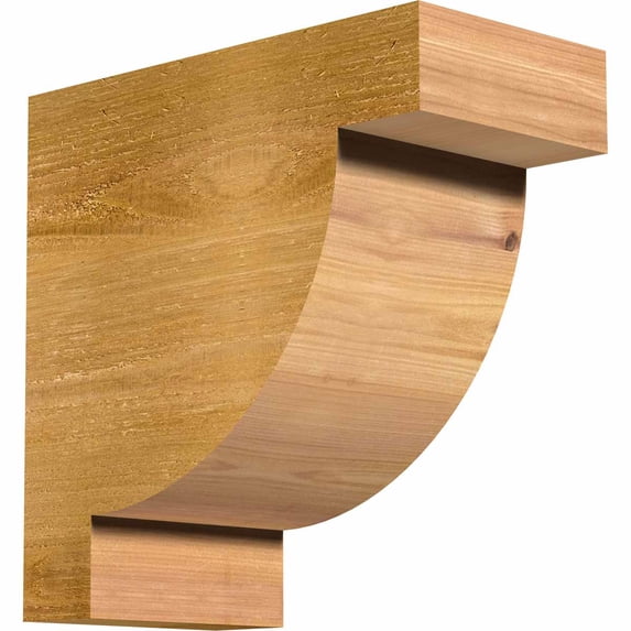 Ekena Millwork 6"W x 12"H x 12"L Alpine Rough Sawn Rafter Tail, Western Red Cedar