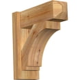 thumbnail image 1 of Ekena Millwork 6"W x 16"D x 16"H Imperial Rough Sawn Craftsman Outlooker, Western Red Cedar, 1 of 4