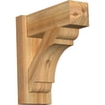 thumbnail image 1 of Ekena Millwork 6"W x 16"D x 16"H Olympic Rough Sawn Craftsman Outlooker, Western Red Cedar, 1 of 4