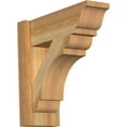 thumbnail image 1 of Ekena Millwork 6"W x 16"D x 16"H Olympic Rough Sawn Traditional Outlooker, Western Red Cedar, 1 of 4