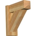 thumbnail image 1 of Ekena Millwork 6"W x 16"D x 16"H Traditional Rough Sawn Craftsman Outlooker, Western Red Cedar, 1 of 4