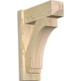 thumbnail image 1 of Ekena Millwork 6"W x 16"D x 20"H Imperial Rough Sawn Craftsman Outlooker, Douglas Fir, 1 of 4