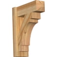 thumbnail image 1 of Ekena Millwork 6"W x 16"D x 20"H Merced Rough Sawn Craftsman Outlooker, Western Red Cedar, 1 of 4