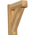 thumbnail image 1 of Ekena Millwork 6"W x 16"D x 20"H Traditional Rough Sawn Craftsman Outlooker, Western Red Cedar, 1 of 4