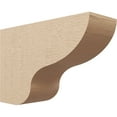 thumbnail image 1 of 6"W x 18"D x 12"H Classic Greensboro Rough Cedar Woodgrain TimberThane Corbel, Primed Tan, 1 of 6