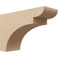 thumbnail image 1 of 6"W x 18"D x 12"H Classic Yorktown Rough Cedar Woodgrain TimberThane Corbel, Primed Tan, 1 of 6