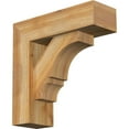 thumbnail image 1 of Ekena Millwork 6"W x 18"D x 18"H Balboa Block Rough Sawn Bracket w/ Offset Brace, Western Red Cedar, 1 of 25
