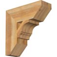 thumbnail image 1 of Ekena Millwork 6"W x 18"D x 18"H Balboa Slat Rough Sawn Bracket, Western Red Cedar, 1 of 4