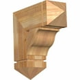 thumbnail image 1 of Ekena Millwork 6"W x 18"D x 18"H Funston Arts & Crafts Rough Sawn Bracket, Western Red Cedar, 1 of 13