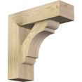 thumbnail image 1 of Ekena Millwork 6"W x 18"D x 18"H Olympic Block Rough Sawn Bracket w/ Offset Brace, Douglas Fir, 1 of 25