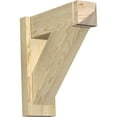 thumbnail image 1 of Ekena Millwork 6"W x 18"D x 18"H Traditional Rough Sawn Arts and Crafts Outlooker, Douglas Fir, 1 of 4