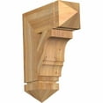 thumbnail image 1 of Ekena Millwork 6"W x 18"D x 22"H Balboa Arts & Crafts Rough Sawn Bracket, Western Red Cedar, 1 of 13