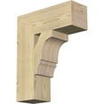 thumbnail image 1 of Ekena Millwork 6"W x 18"D x 22"H Balboa Block Rough Sawn Bracket, Douglas Fir, 1 of 25