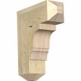 thumbnail image 1 of Ekena Millwork 6"W x 18"D x 22"H Balboa Craftsman Rough Sawn Bracket, Douglas Fir, 1 of 13