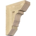 thumbnail image 1 of Ekena Millwork 6"W x 18"D x 22"H Balboa Slat Rough Sawn Bracket, Douglas Fir, 1 of 4