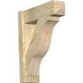 thumbnail image 1 of Ekena Millwork 6"W x 18"D x 22"H Funston Rough Sawn Craftsman Outlooker, Douglas Fir, 1 of 4
