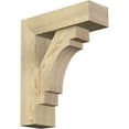 thumbnail image 1 of Ekena Millwork 6"W x 18"D x 22"H Merced Block Rough Sawn Bracket w/ Offset Brace, Douglas Fir, 1 of 25