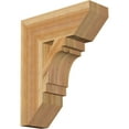 thumbnail image 1 of Ekena Millwork 6"W x 18"D x 22"H Merced Slat Rough Sawn Bracket, Western Red Cedar, 1 of 4