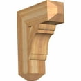thumbnail image 1 of Ekena Millwork 6"W x 18"D x 22"H Olympic Craftsman Rough Sawn Bracket, Western Red Cedar, 1 of 13
