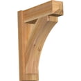 thumbnail image 1 of Ekena Millwork 6"W x 18"D x 22"H Thorton Rough Sawn Craftsman Outlooker, Western Red Cedar, 1 of 4