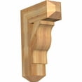 thumbnail image 1 of Ekena Millwork 6"W x 18"D x 26"H Funston Craftsman Rough Sawn Bracket, Western Red Cedar, 1 of 13