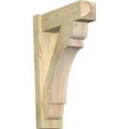 thumbnail image 1 of Ekena Millwork 6"W x 18"D x 26"H Olympic Rough Sawn Craftsman Outlooker, Douglas Fir, 1 of 4