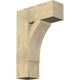 thumbnail image 1 of Ekena Millwork 6"W x 18"D x 26"H Thorton Block Rough Sawn Bracket, Douglas Fir, 1 of 25