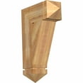 thumbnail image 1 of Ekena Millwork 6"W x 18"D x 26"H Traditional Arts & Crafts Rough Sawn Bracket, Western Red Cedar, 1 of 13