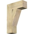 thumbnail image 1 of Ekena Millwork 6"W x 18"D x 26"H Traditional Block Rough Sawn Bracket, Douglas Fir, 1 of 25