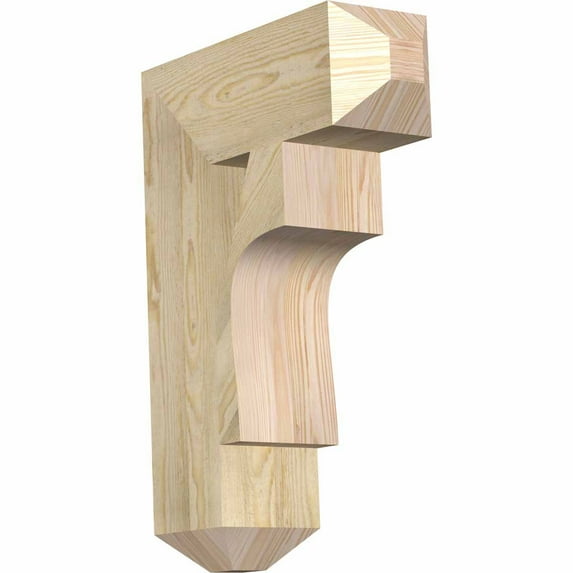 Ekena Millwork 6"W x 18"D x 26"H Westlake Craftsman Rough Sawn Bracket, Douglas Fir