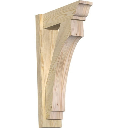 Ekena Millwork 6"W x 18"D x 30"H Imperial Rough Sawn Traditional Outlooker, Douglas Fir