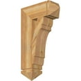 thumbnail image 1 of Ekena Millwork 6"W x 18"D x 30"H Olympic Arts & Crafts Rough Sawn Bracket, Western Red Cedar, 1 of 4