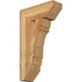 thumbnail image 1 of Ekena Millwork 6"W x 18"D x 30"H Olympic Slat Rough Sawn Bracket, Western Red Cedar, 1 of 4