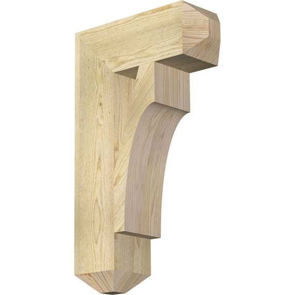 Ekena Millwork 6"W x 18"D x 30"H Westlake Craftsman Rough Sawn Bracket, Douglas Fir