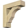 thumbnail image 1 of Ekena Millwork 6"W x 20"D x 20"H Balboa Block Rough Sawn Bracket w/ Offset Brace, Douglas Fir, 1 of 25