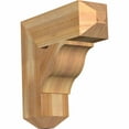 thumbnail image 1 of Ekena Millwork 6"W x 20"D x 20"H Funston Craftsman Rough Sawn Bracket, Western Red Cedar, 1 of 13