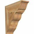 thumbnail image 1 of Ekena Millwork 6"W x 20"D x 20"H Funston Traditional Rough Sawn Bracket, Western Red Cedar, 1 of 13