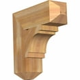 thumbnail image 1 of Ekena Millwork 6"W x 20"D x 20"H Merced Craftsman Rough Sawn Bracket, Western Red Cedar, 1 of 13