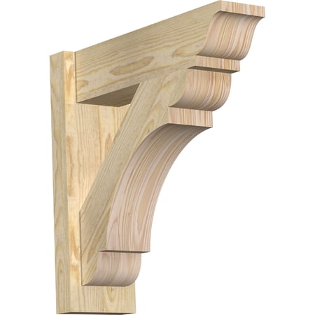 Ekena Millwork 6"W x 20"D x 20"H Olympic Rough Sawn Traditional Outlooker, Douglas Fir