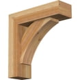 thumbnail image 1 of Ekena Millwork 6"W x 20"D x 20"H Thorton Block Rough Sawn Bracket w/ Offset Brace, Western Red Cedar, 1 of 25
