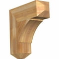 thumbnail image 1 of Ekena Millwork 6"W x 20"D x 20"H Thorton Craftsman Rough Sawn Bracket, Western Red Cedar, 1 of 13